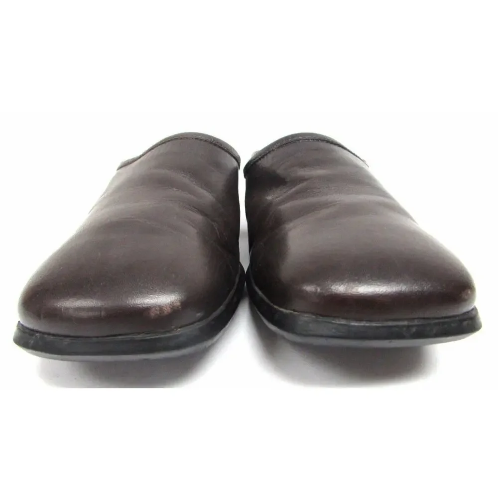 Cole Haan City women's 8 AA brown leather loafers shoes medium heel